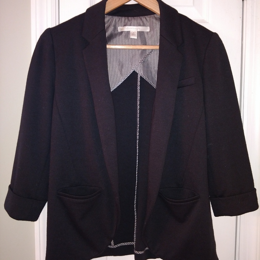 Black tuxedo jacket